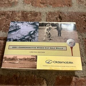 2001 Commemorative Ryder Cup Golf Balls - Limited Edition New in box